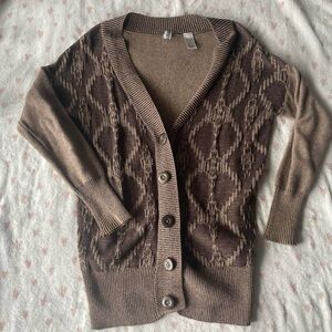 Vintage Brown Cardigan